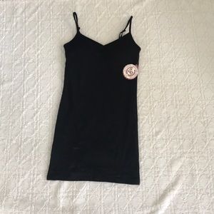 Black tank top